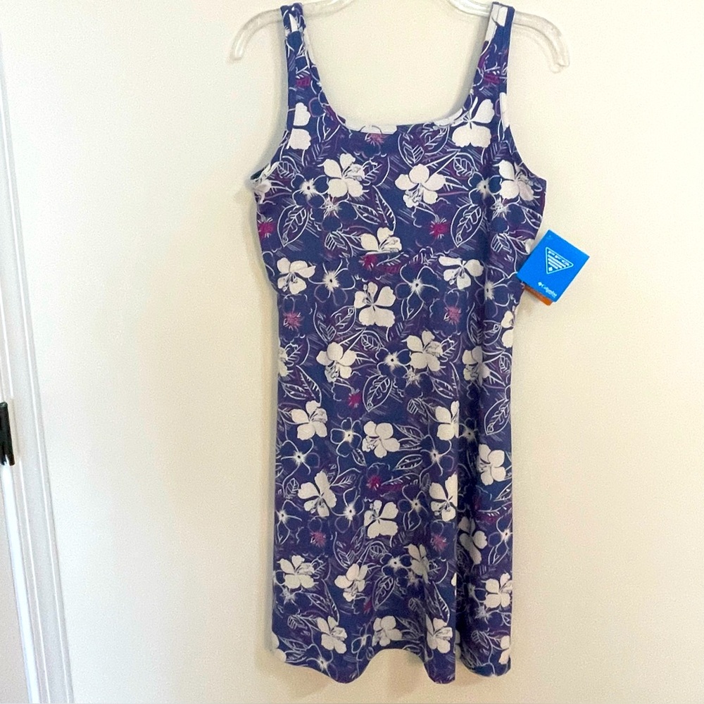 Columbia PFG Sleeveless Floral Active Dress Women’s Size M